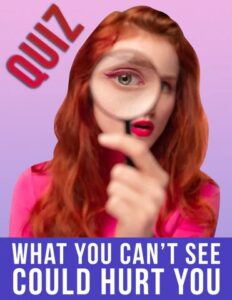 the is a picture of julia loggins with a magnifying glass searching for parasites explaining parasite cleansing protocols