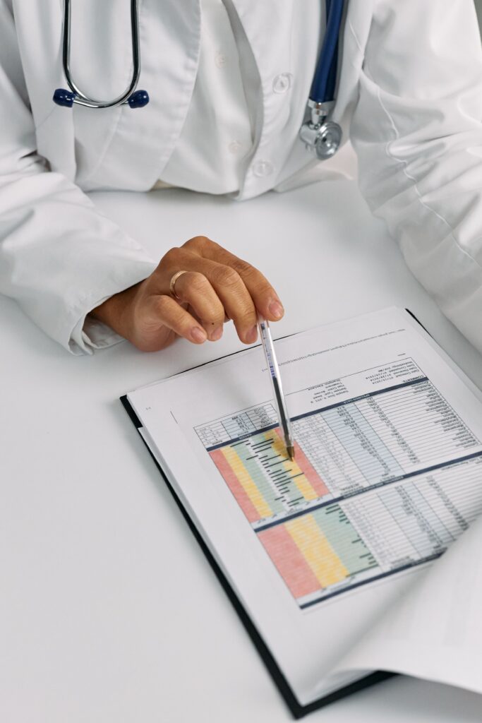 Lab test results showing normal gut health markers despite symptoms
